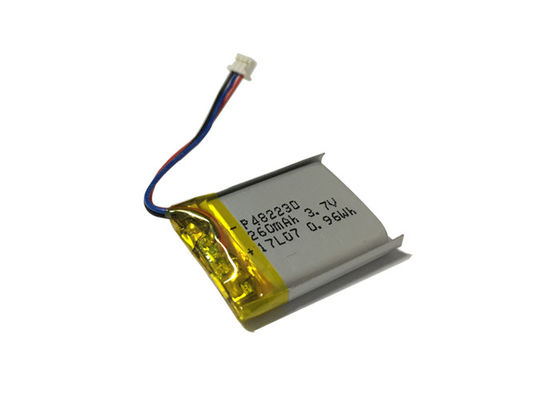 3.7V 260mAh PAC Pil, Taşınabilir Fan için 10C Yüksek Hızlı Deşarj LiPO Pil