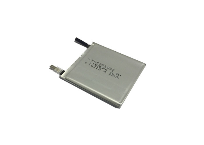 1150mAh PAC Pil, Güzellik Cihazları İçin Şarj Edilebilir Li ion Polimer Pil
